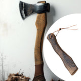 Maxbell Axe Handle Sturdy Wooden Hatchet Handle for DIY Gardening Outdoor Activities 26x3.8x1.3cm