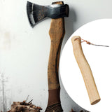 Maxbell Axe Handle Sturdy Wooden Hatchet Handle for DIY Gardening Outdoor Activities 32x3.8x1.7cm