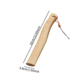 Maxbell Axe Handle Sturdy Wooden Hatchet Handle for DIY Gardening Outdoor Activities 32x3.8x1.7cm