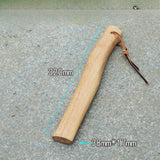 Maxbell Axe Handle Sturdy Wooden Hatchet Handle for DIY Gardening Outdoor Activities 32x3.8x1.7cm