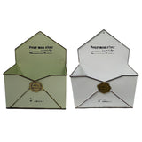 Maxbell Chic Metal Wall Planter Creative Iron Wall Vase for Indoor Outdoor Wall Home Green