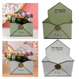 Maxbell Chic Metal Wall Planter Creative Iron Wall Vase for Indoor Outdoor Wall Home Green