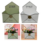 Maxbell Chic Metal Wall Planter Creative Iron Wall Vase for Indoor Outdoor Wall Home Green