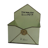 Maxbell Chic Metal Wall Planter Creative Iron Wall Vase for Indoor Outdoor Wall Home Green