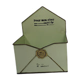 Maxbell Chic Metal Wall Planter Creative Iron Wall Vase for Indoor Outdoor Wall Home Green