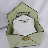 Maxbell Chic Metal Wall Planter Creative Iron Wall Vase for Indoor Outdoor Wall Home Green