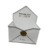 Maxbell Chic Metal Wall Planter Creative Iron Wall Vase for Indoor Outdoor Wall Home White