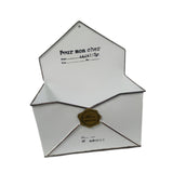 Maxbell Chic Metal Wall Planter Creative Iron Wall Vase for Indoor Outdoor Wall Home White