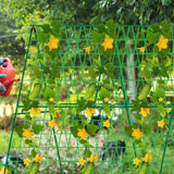 Maxbell Cucumber Trellis Portable Plant Stakes for Climbing Plants Raised Bed Fruits 90 cmx90 cm