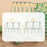 Maxbell Cucumber Trellis Portable Plant Stakes for Climbing Plants Raised Bed Fruits 90 cmx90 cm