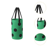 Maxbell Hanging Planter Bag Strawberry Compact 3 gallons for Gardening Garden Flower Green