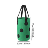 Maxbell Hanging Planter Bag Strawberry Compact 3 gallons for Gardening Garden Flower Green