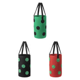 Maxbell Hanging Planter Bag Strawberry Compact 3 gallons for Gardening Garden Flower Green