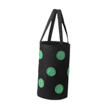 Maxbell Hanging Planter Bag Strawberry Compact 3 gallons for Gardening Garden Flower Black