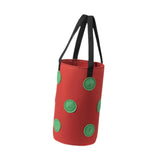 Maxbell Hanging Planter Bag Strawberry Compact 3 gallons for Gardening Garden Flower Red