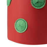 Maxbell Hanging Planter Bag Strawberry Compact 3 gallons for Gardening Garden Flower Red