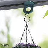 Maxbell 50 Pieces Plant Hangers Space Saving Easy to Use Versatile Parts Plant Clips