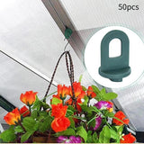 Maxbell 50 Pieces Plant Hangers Space Saving Easy to Use Versatile Parts Plant Clips