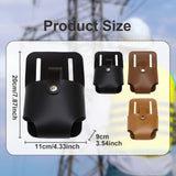Maxbell Tape Measure Holder for Belt Stylish Measuring Tape Belt Clip for Carpenters Black