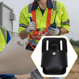 Maxbell Tape Measure Holder for Belt Stylish Measuring Tape Belt Clip for Carpenters Black