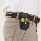 Maxbell Tape Measure Holder for Belt Stylish Measuring Tape Belt Clip for Carpenters Black