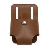 Maxbell Tape Measure Holder for Belt Stylish Measuring Tape Belt Clip for Carpenters Dark Brown
