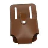 Maxbell Tape Measure Holder for Belt Stylish Measuring Tape Belt Clip for Carpenters Dark Brown