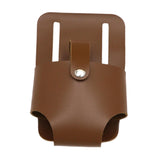 Maxbell Tape Measure Holder for Belt Stylish Measuring Tape Belt Clip for Carpenters Dark Brown