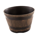 Maxbell Flower Pot Rustic Ornament Decorative Bucket Planter for Garden Balcony Desk S