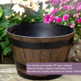 Maxbell Flower Pot Rustic Ornament Decorative Plant Container for Office Table Patio S
