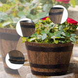 Maxbell Flower Pot Rustic Ornament Decorative Plant Container for Office Table Patio M