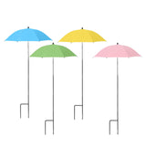 Maxbell Plant Umbrella Canopy Reusable Versatile Stable Adjustable Sunshade Umbrella blue