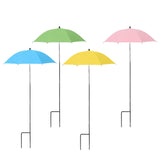 Maxbell Plant Umbrella Canopy Reusable Versatile Stable Adjustable Sunshade Umbrella blue