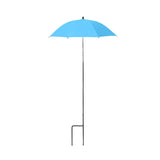 Maxbell Plant Umbrella Canopy Reusable Versatile Stable Adjustable Sunshade Umbrella blue