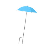 Maxbell Plant Umbrella Canopy Reusable Versatile Stable Adjustable Sunshade Umbrella blue