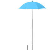 Maxbell Plant Umbrella Canopy Reusable Versatile Stable Adjustable Sunshade Umbrella blue
