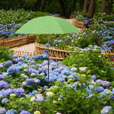 Maxbell Plant Umbrella Canopy Reusable Versatile Stable Adjustable Sunshade Umbrella green
