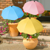 Maxbell Plant Umbrella Canopy Reusable Versatile Stable Adjustable Sunshade Umbrella yellow