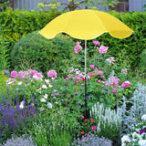 Maxbell Plant Umbrella Canopy Reusable Versatile Stable Adjustable Sunshade Umbrella pink