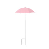 Maxbell Plant Umbrella Canopy Reusable Versatile Stable Adjustable Sunshade Umbrella pink