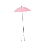Maxbell Plant Umbrella Canopy Reusable Versatile Stable Adjustable Sunshade Umbrella pink