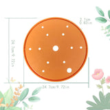 Maxbell Round Planter Insert Supplies with Drainage Holes for Patio Outdoor Backyard