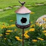 Maxbell Bird House Stake Gifts Artwork Decorative Garden Stakes for Lawn Patio Fence