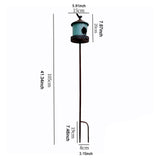 Maxbell Bird House Stake Gifts Artwork Decorative Garden Stakes for Lawn Patio Fence