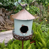 Maxbell Bird House Stake Gifts Artwork Decorative Garden Stakes for Lawn Patio Fence