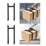 Maxbell Moving Box Carrying Strap with Handle for Pulling Dragging Portable H Shaped Length 155cm
