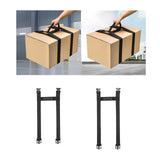 Maxbell Moving Box Carrying Strap with Handle for Pulling Dragging Portable H Shaped Length 155cm