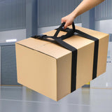 Maxbell Moving Box Carrying Strap with Handle for Pulling Dragging Portable H Shaped Length 155cm