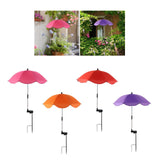 Maxbell Plant Umbrella for Outdoor Plants Shade Cover for Patio Flowers Potted Plant pink