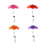 Maxbell Plant Umbrella for Outdoor Plants Shade Cover for Patio Flowers Potted Plant pink